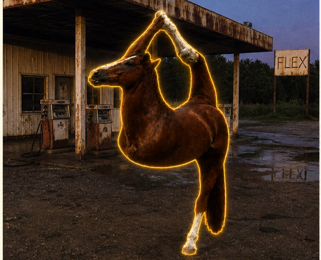 Splitstallion at dusk