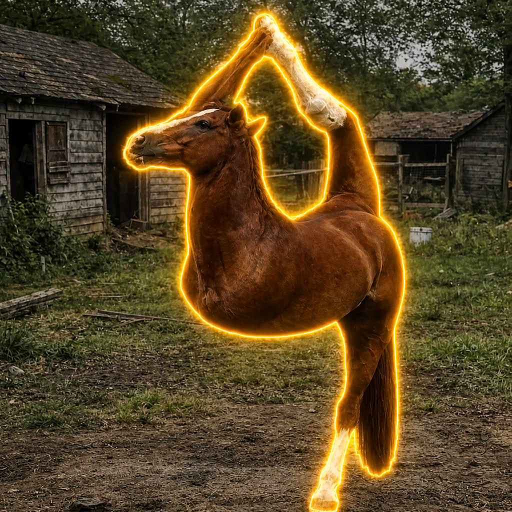 Splitstallion holding an impossible split